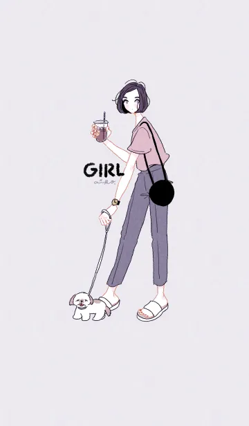 [LINE着せ替え] 日常ガールの画像1