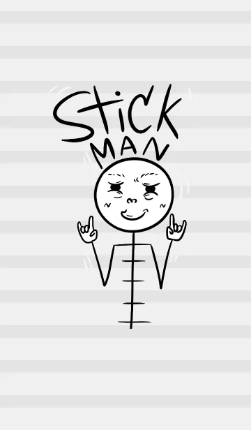 [LINE着せ替え] Stick manの画像1