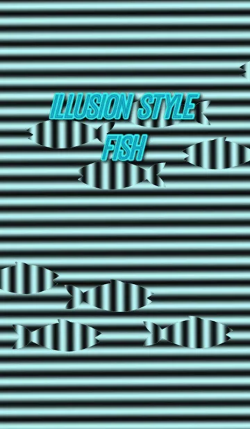 [LINE着せ替え] Illusion style Fishの画像1