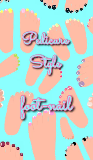 Pedicure Style ( foot nail )の着せ替えメイン画像
