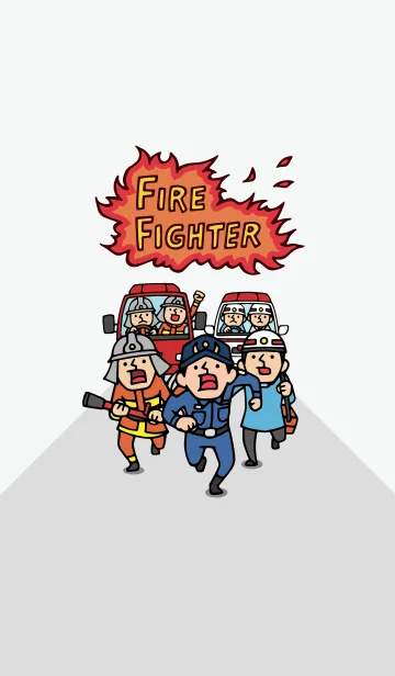 [LINE着せ替え] 消防士の画像1
