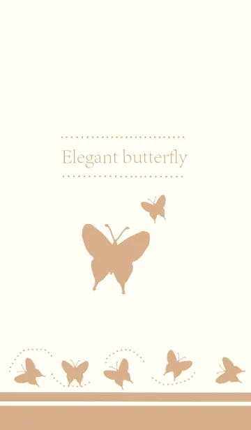 [LINE着せ替え] Elegant butterfly ～上品な蝶～の画像1