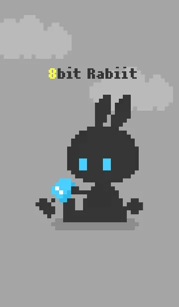 [LINE着せ替え] 8bit Rabbitの画像1