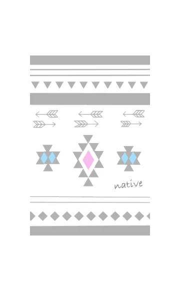 [LINE着せ替え] ネイティブ柄の画像1