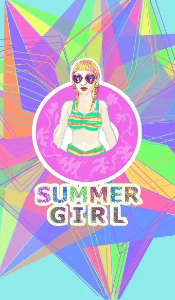 [LINE着せ替え] Summer girl！の画像1