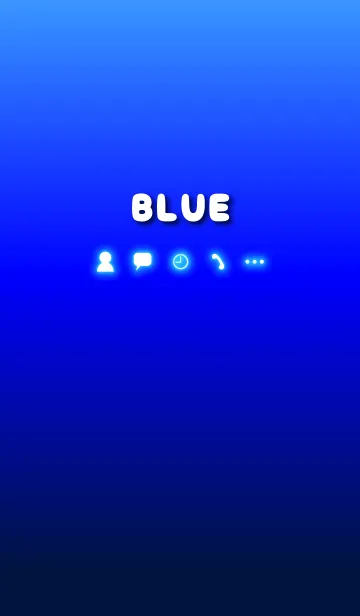 BLUE~青～のLINE着せ替え