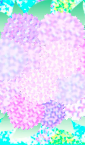 [LINE着せ替え] 紫陽花●Hydrangea.の画像1