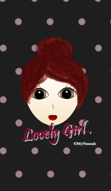 [LINE着せ替え] Lovely Girl (B-Pink)の画像1