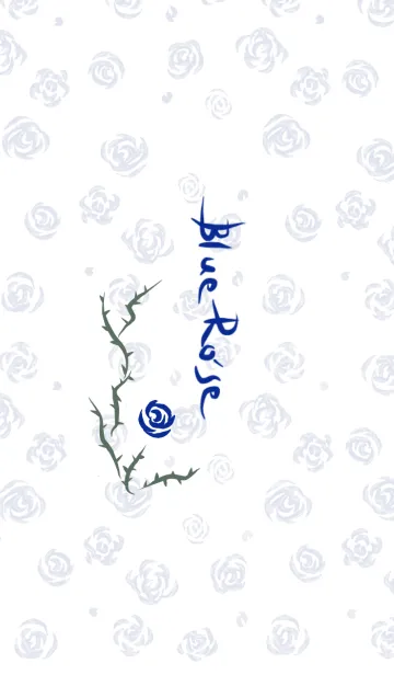[LINE着せ替え] Blue Rose thornの画像1