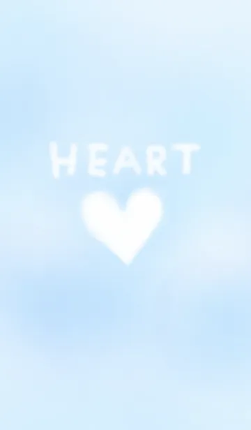 [LINE着せ替え] 雲 Heartの画像1