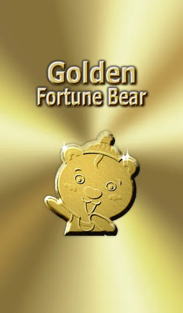 Golden Fortune BearのLINE着せ替え