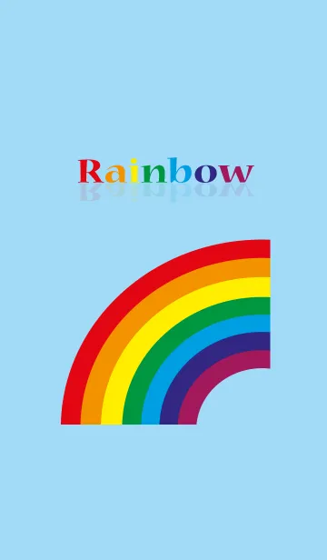 [LINE着せ替え] The Rainbow (Blue Sky Theme)の画像1