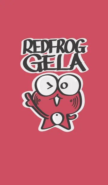 [LINE着せ替え] Red Frog-GELAの画像1