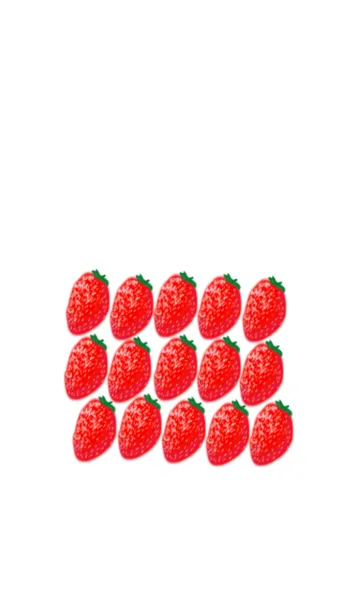 [LINE着せ替え] 苺（手書き）の画像1