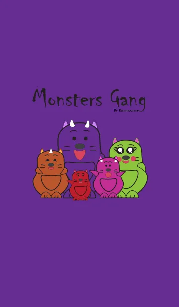 [LINE着せ替え] Monsters Gangの画像1