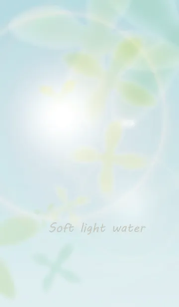 Soft light waterのLINE着せ替え
