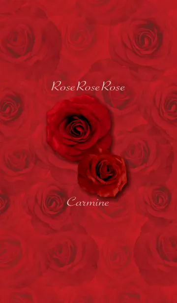 [LINE着せ替え] RoseRoseRose carmineの画像1