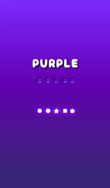 [LINE着せ替え] PURPLE~紫の画像1