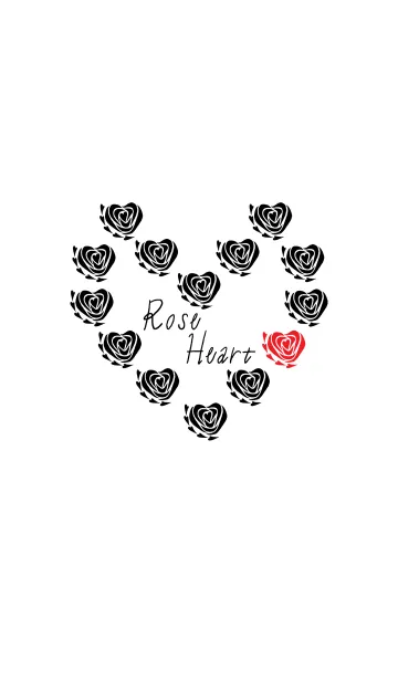 [LINE着せ替え] Rose Heartの画像1