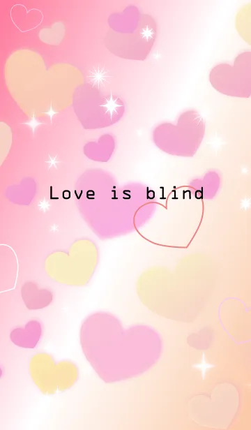 [LINE着せ替え] Love is blindの画像1
