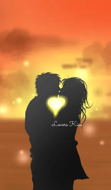 [LINE着せ替え] 恋人達のKissの画像1