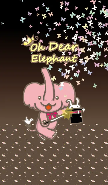 [LINE着せ替え] OH Dear elephant(Magic)の画像1