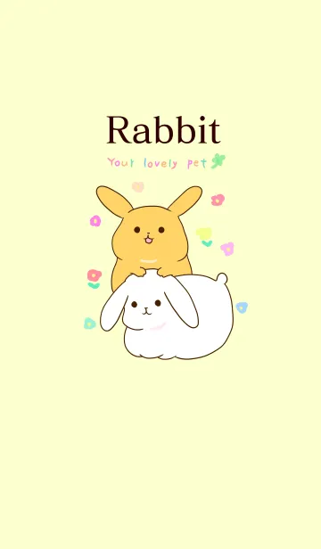 [LINE着せ替え] うさぎさんまみれの画像1