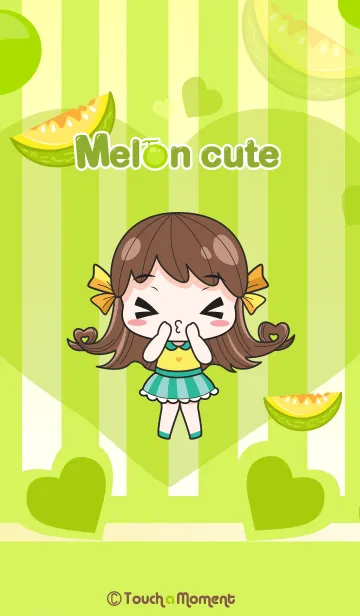 [LINE着せ替え] melon goofy girl, but I am so cuteの画像1