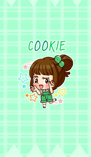 [LINE着せ替え] cookie girl.の画像1
