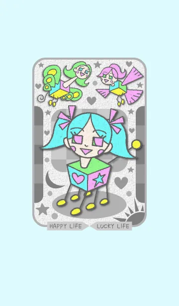 はっぴーらいふ。 らっきーらいふ。の着せ替えメイン画像