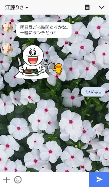 [LINE着せ替え] Flower-花の画像3