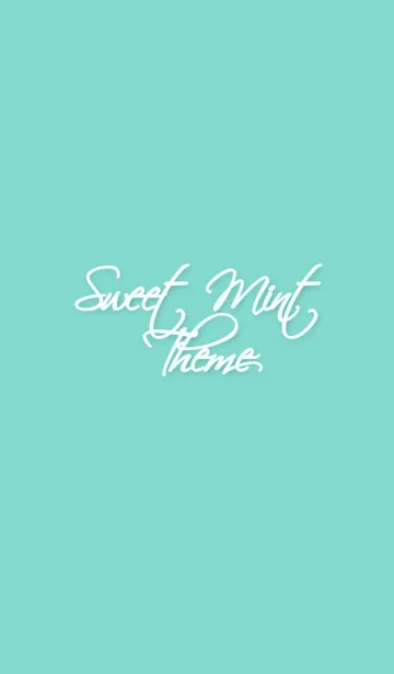 [LINE着せ替え] Sweet Mint Themeの画像1