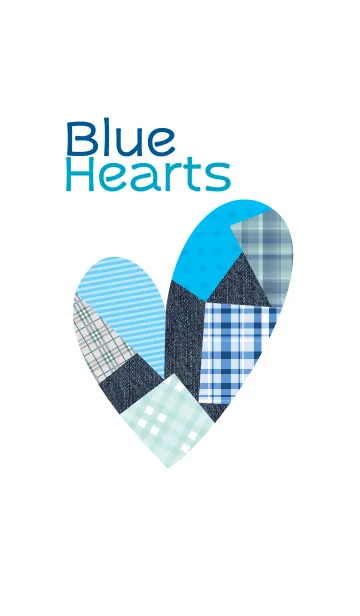 [LINE着せ替え] Blue Heartsの画像1
