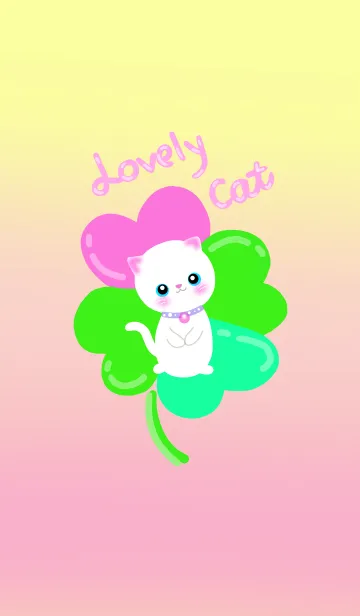 ラブリーキャットのLINE着せ替え