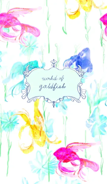 [LINE着せ替え] world of goldfish 〜金魚の世界〜の画像1