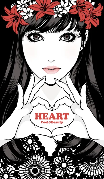 [LINE着せ替え] HEART Cool＆Beautyの画像1