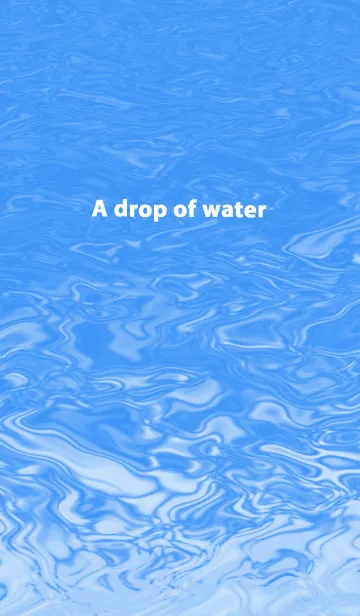 [LINE着せ替え] A drop of waterの画像1