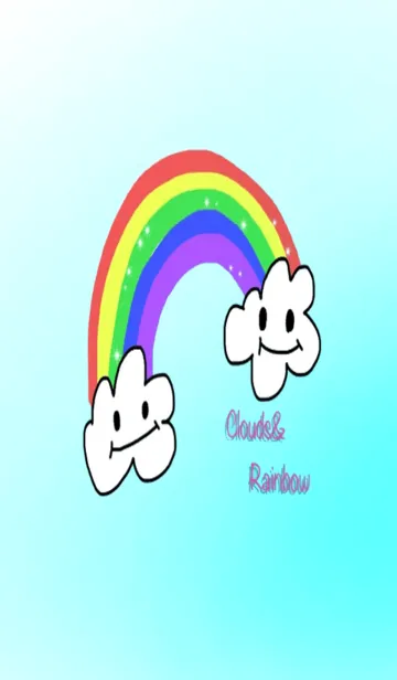 [LINE着せ替え] Ciouds＆rainbowの画像1