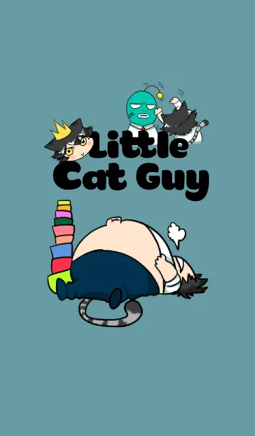 [LINE着せ替え] A Naughty Little-cat Guyの画像1