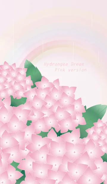[LINE着せ替え] Hydrangea Dream Pink versionの画像1