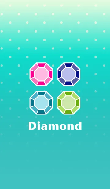 [LINE着せ替え] colorful Diamondの画像1