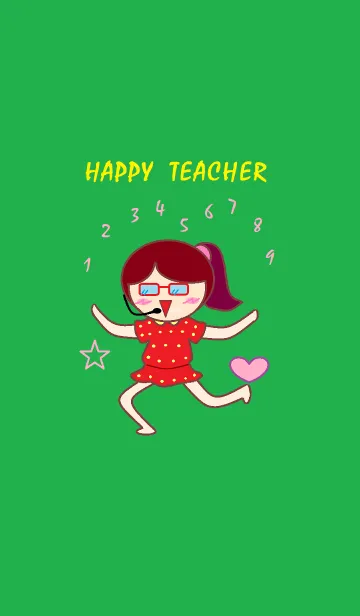 [LINE着せ替え] Happy teacherの画像1
