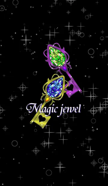 魔法の宝石のLINE着せ替え