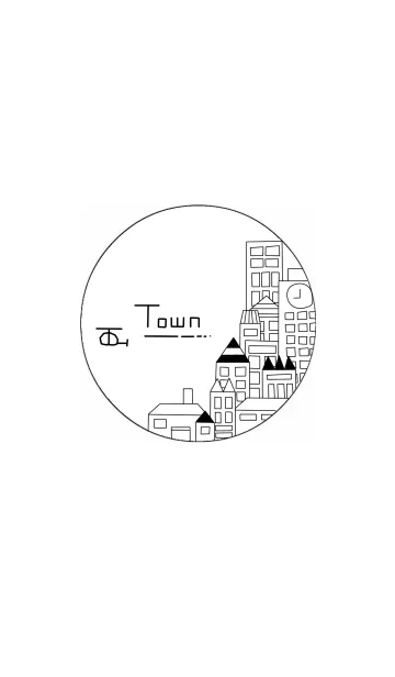 [LINE着せ替え] Townの画像1