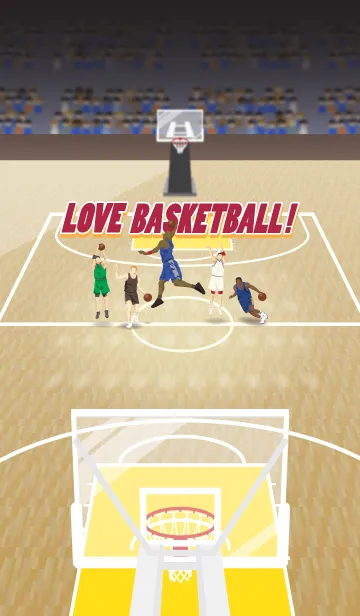 [LINE着せ替え] LOVE BASKETBALL！の画像1