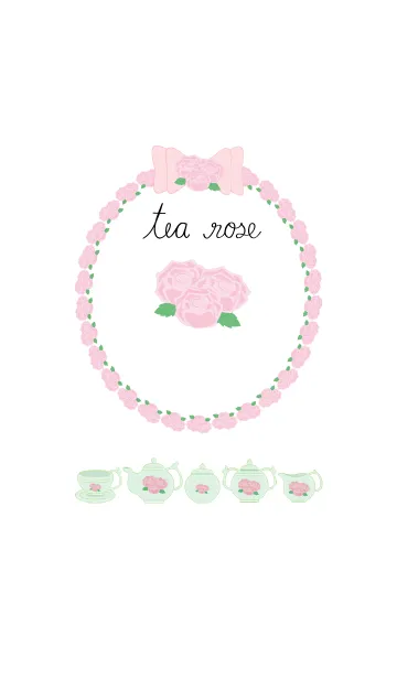[LINE着せ替え] Tea roseの画像1