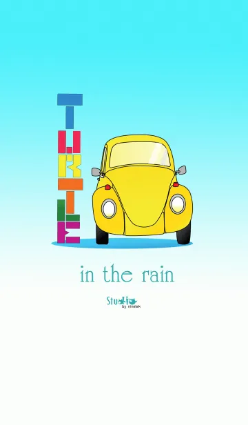 [LINE着せ替え] Turtle in the rainの画像1