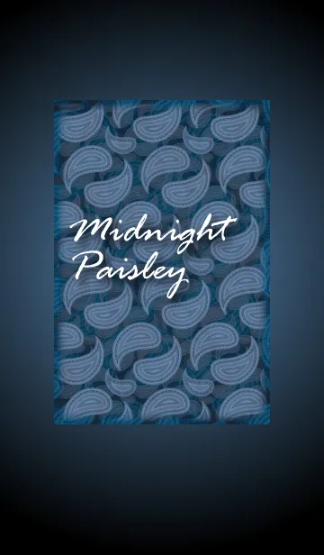 [LINE着せ替え] Midnight Paisleyの画像1