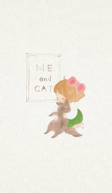 [LINE着せ替え] ME and CATの画像1