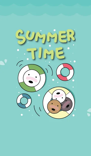 [LINE着せ替え] Fen Qi - Summer Timeの画像1